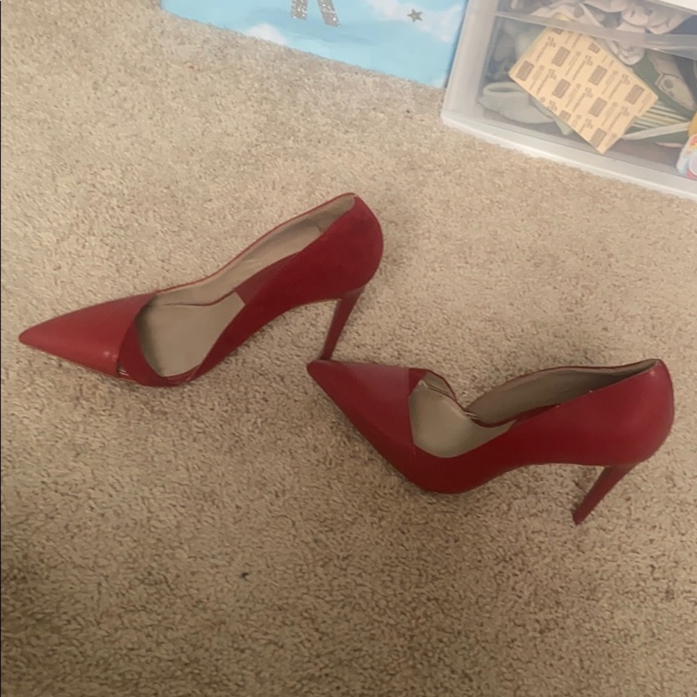Zara Red Pumps
